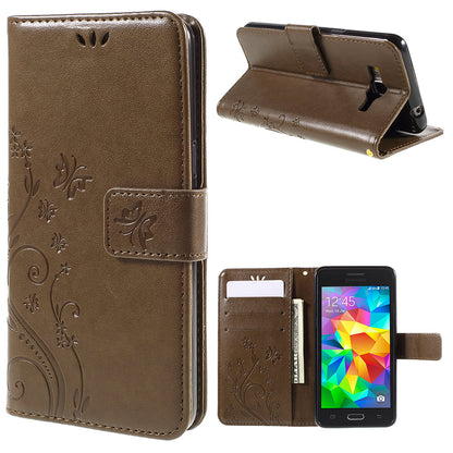 Butterfly Leather Wallet Case for Samsung Galaxy Grand Prime SM-G530