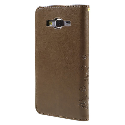 Butterfly Leather Wallet Case for Samsung Galaxy Grand Prime SM-G530