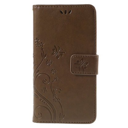 Butterfly Leather Wallet Case for Samsung Galaxy Grand Prime SM-G530