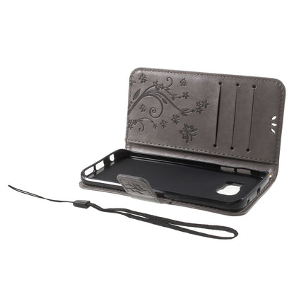 Butterfly Leather Wallet Cover for Samsung Galaxy S6 Edge G925