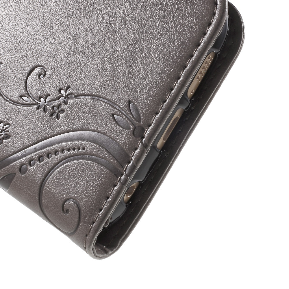 Butterfly Leather Wallet Cover for Samsung Galaxy S6 Edge G925