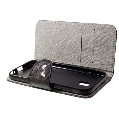 Patterned PU Leather Wallet Stand Phone Case for Samsung Galaxy J3 (2017) EU Version