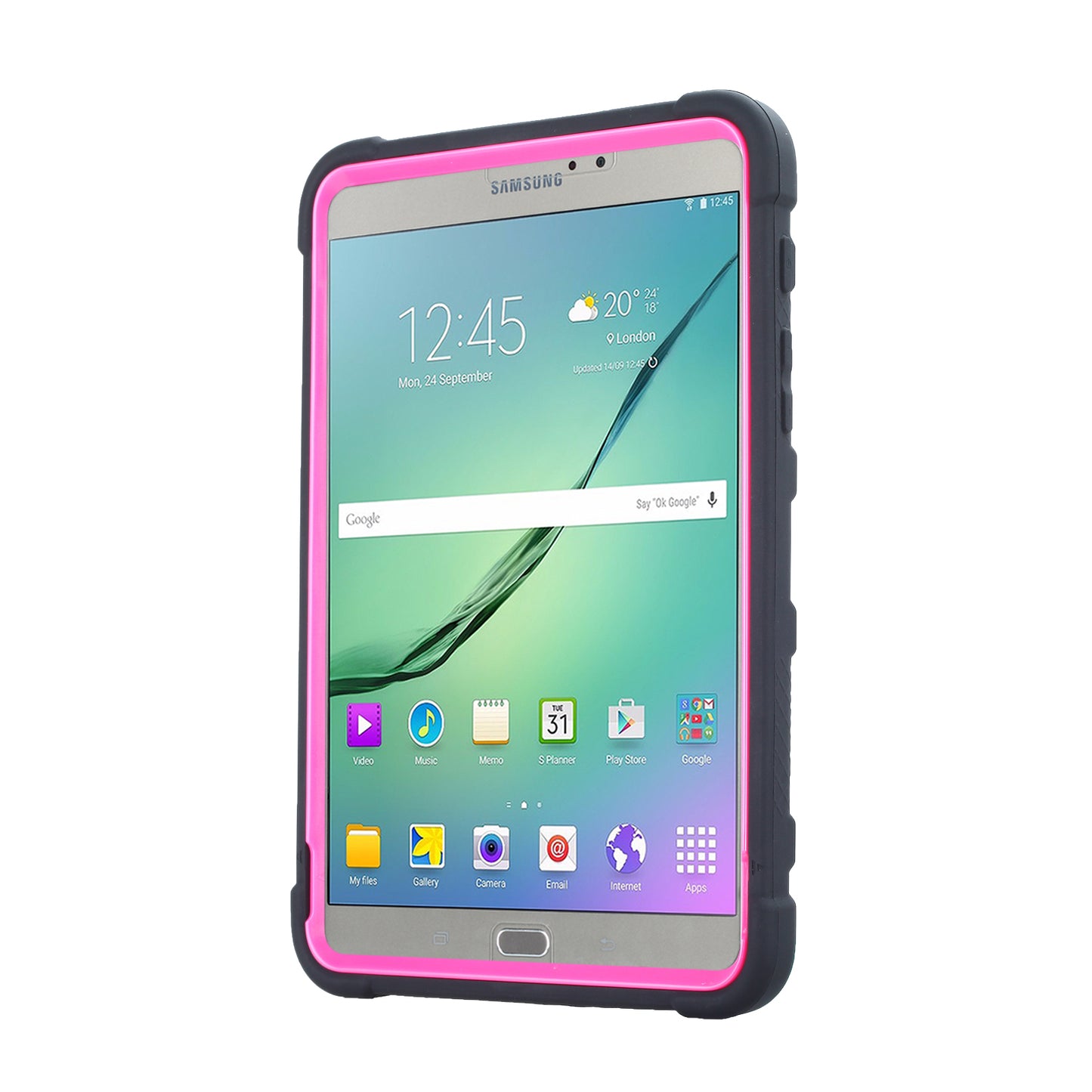 Shock Proof TPU + PC Hybrid Case with Kickstand for Samsung Galaxy Tab S2 8.0 T710 T715