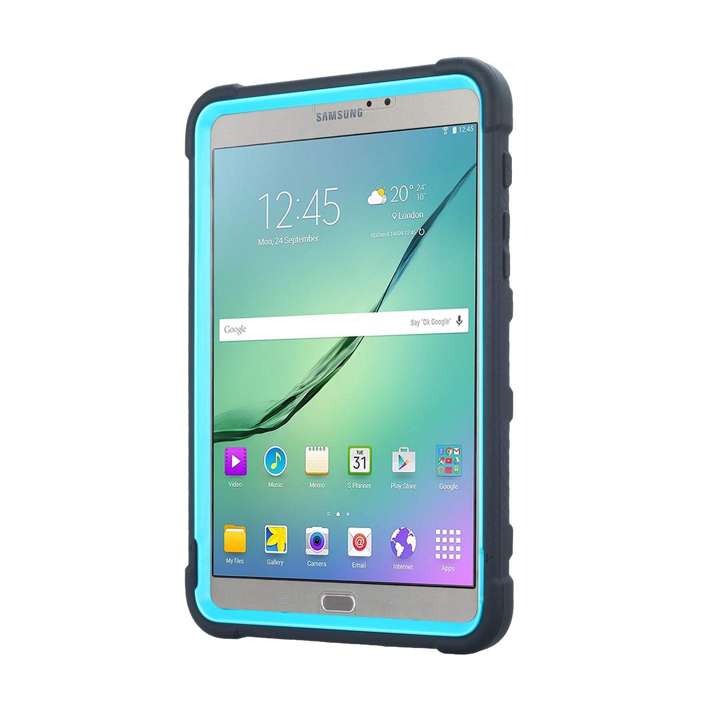 Shock Proof TPU + PC Hybrid Case with Kickstand for Samsung Galaxy Tab S2 8.0 T710 T715