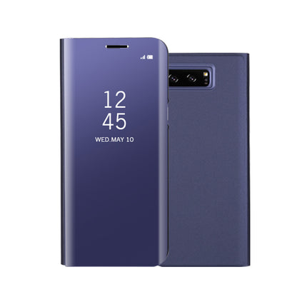 For Samsung Galaxy Note 8 N950 Plated Mirror Surface Information View Leather Phone Case with Stand