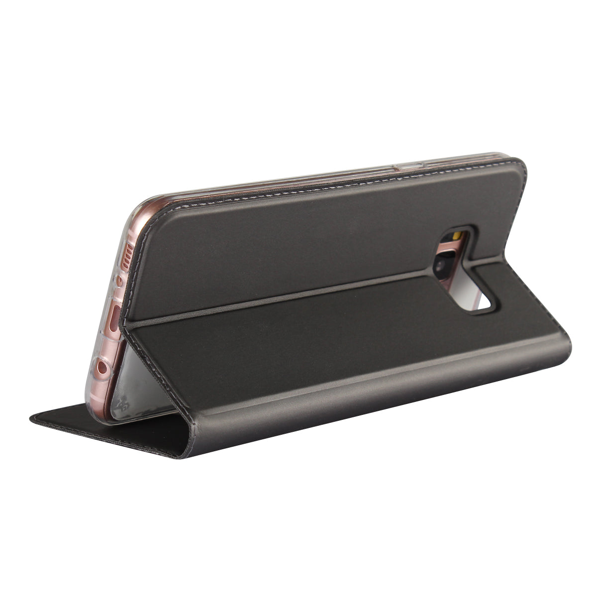 Magnetic Leather Card Holder Case for Samsung Galaxy S8 G950