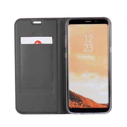 Magnetic Leather Card Holder Case for Samsung Galaxy S8 G950