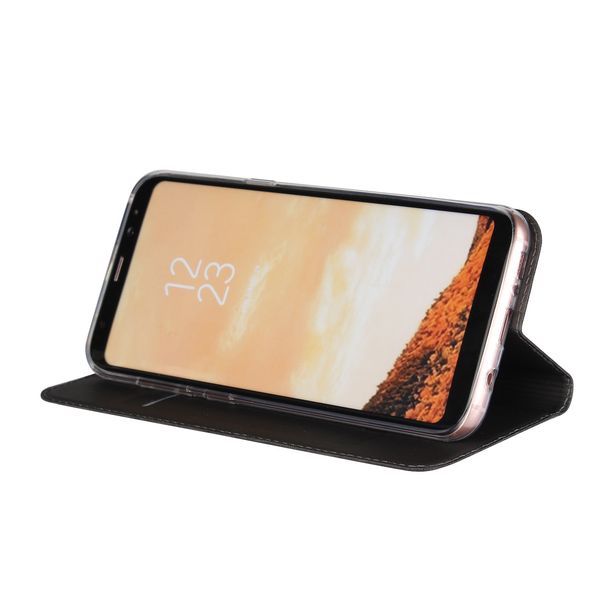 Magnetic Leather Card Holder Case for Samsung Galaxy S8 G950