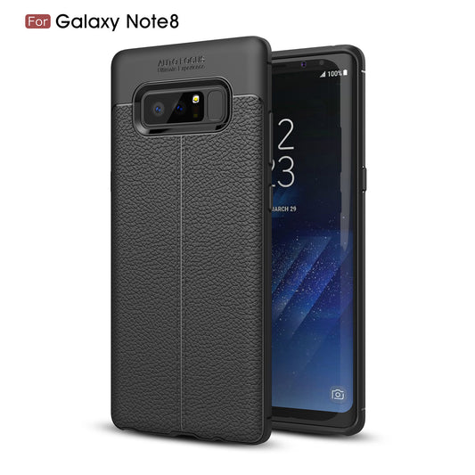 For Samsung Galaxy Note 8 N950 Litchi Grain Soft TPU Cover