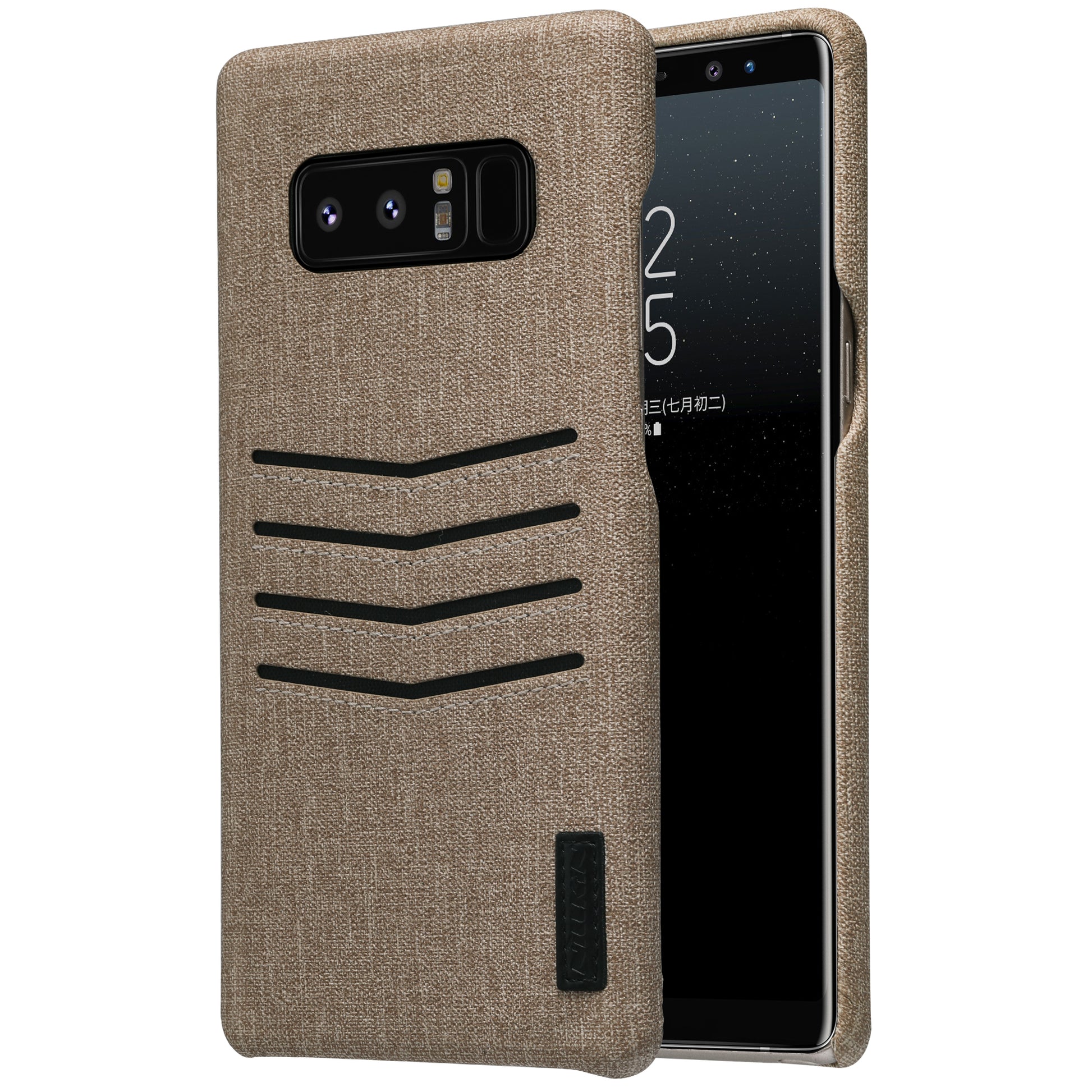 NILLKIN Business Style Case Cloth Texture PU Leather Coated PC Hard Shell with Card Slots