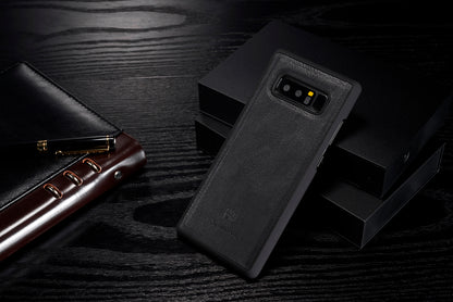 DG.MING Detachable 2-in-1 Split Leather Wallet Cover + PC Back Case for Samsung Galaxy Note 8 SM-N950