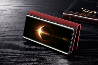 DG.MING Detachable 2-in-1 Split Leather Wallet Cover + PC Back Case for Samsung Galaxy Note 8 SM-N950