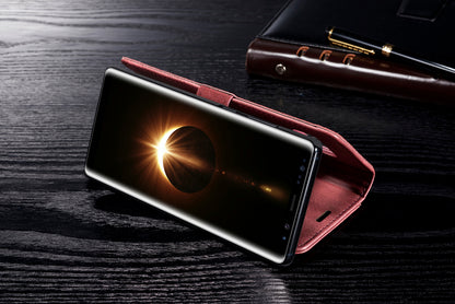 DG.MING Detachable 2-in-1 Split Leather Wallet Cover + PC Back Case for Samsung Galaxy Note 8 SM-N950