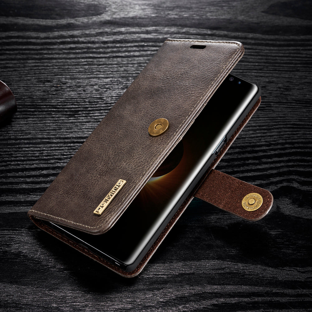 DG.MING Detachable 2-in-1 Split Leather Wallet Cover + PC Back Case for Samsung Galaxy Note 8 SM-N950