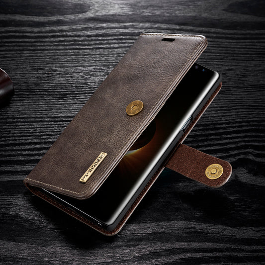 DG.MING Detachable 2-in-1 Split Leather Wallet Cover + PC Back Case for Samsung Galaxy Note 8 SM-N950