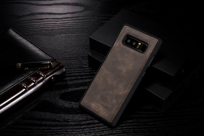 DG.MING Detachable 2-in-1 Split Leather Wallet Cover + PC Back Case for Samsung Galaxy Note 8 SM-N950