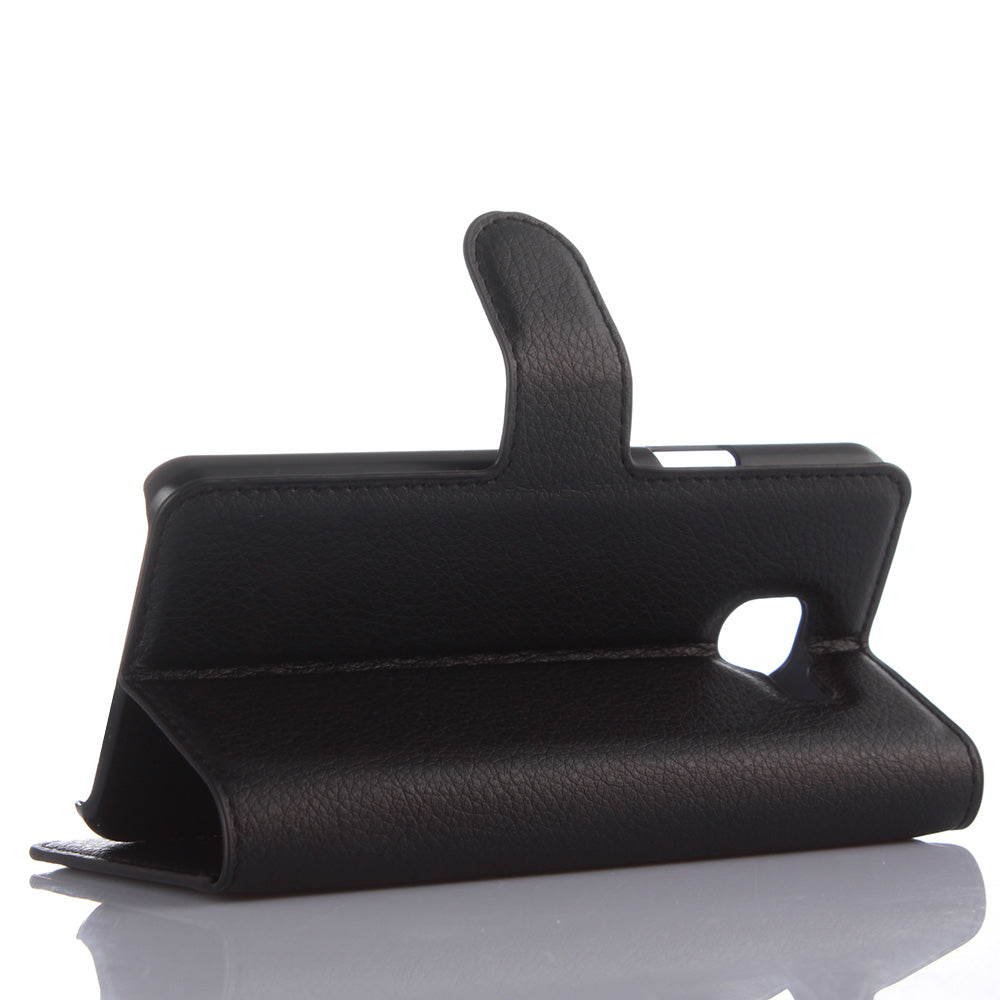 Litchi Wallet Leather Phone Case for Samsung Galaxy A3 SM-A310F with Stand