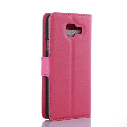 Litchi Wallet Leather Phone Case for Samsung Galaxy A3 SM-A310F with Stand