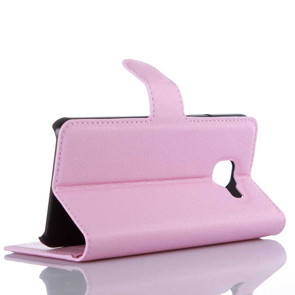 Litchi Wallet Leather Phone Case for Samsung Galaxy A3 SM-A310F with Stand
