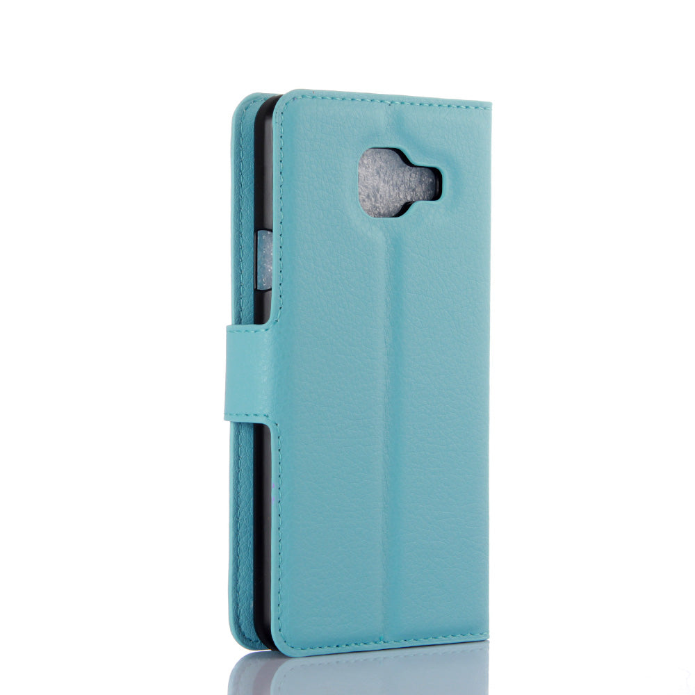 Litchi Wallet Leather Phone Case for Samsung Galaxy A3 SM-A310F with Stand