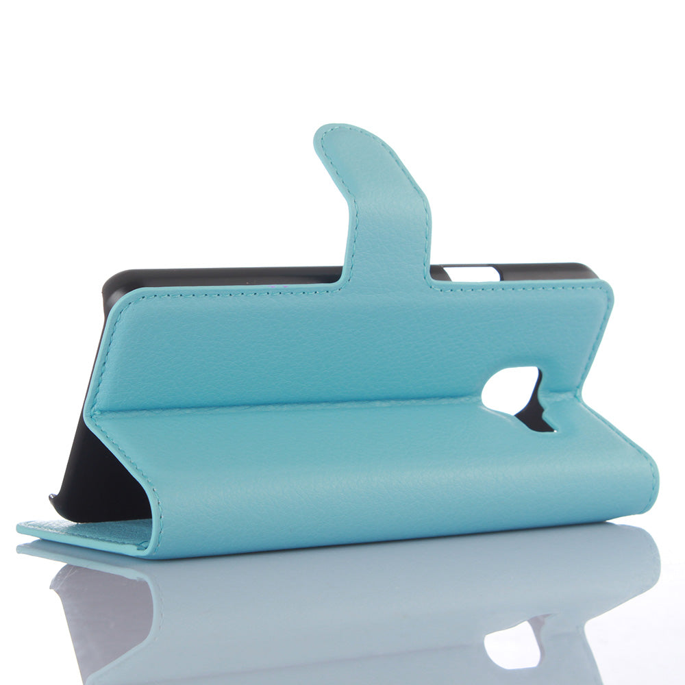 Litchi Wallet Leather Phone Case for Samsung Galaxy A3 SM-A310F with Stand