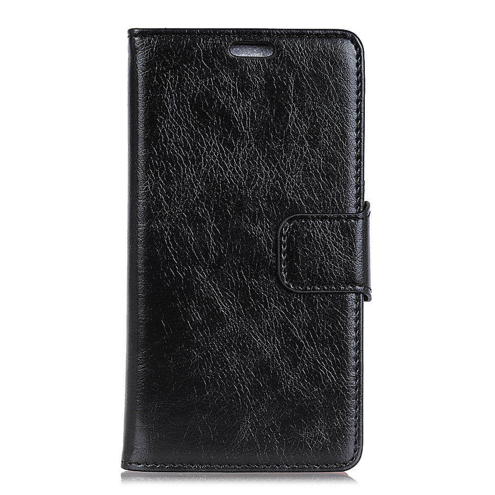 For Samsung Galaxy Xcover 4 Textured Split Leather Stand Phone Case Phone Cover