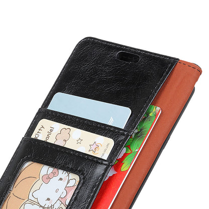 For Samsung Galaxy Xcover 4 Textured Split Leather Stand Phone Case Phone Cover