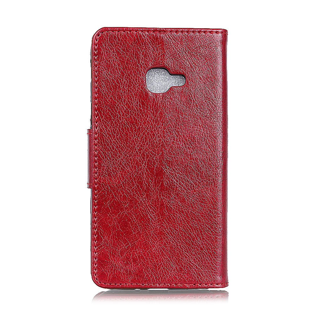 For Samsung Galaxy Xcover 4 Textured Split Leather Stand Phone Case Phone Cover