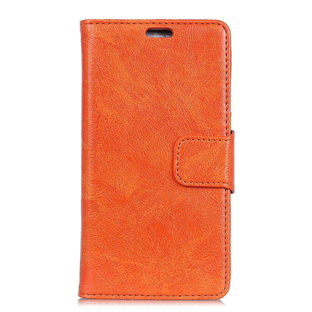For Samsung Galaxy Xcover 4 Textured Split Leather Stand Phone Case Phone Cover