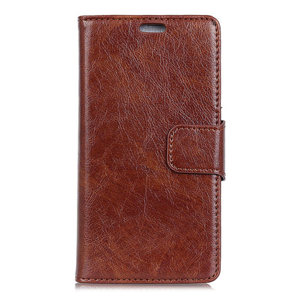 For Samsung Galaxy Xcover 4 Textured Split Leather Stand Phone Case Phone Cover