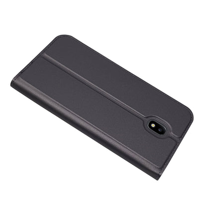 Auto-absorbed Card Holder Leather Stand Case for Samsung Galaxy J5 (2017) EU Version/J5 Pro (2017)