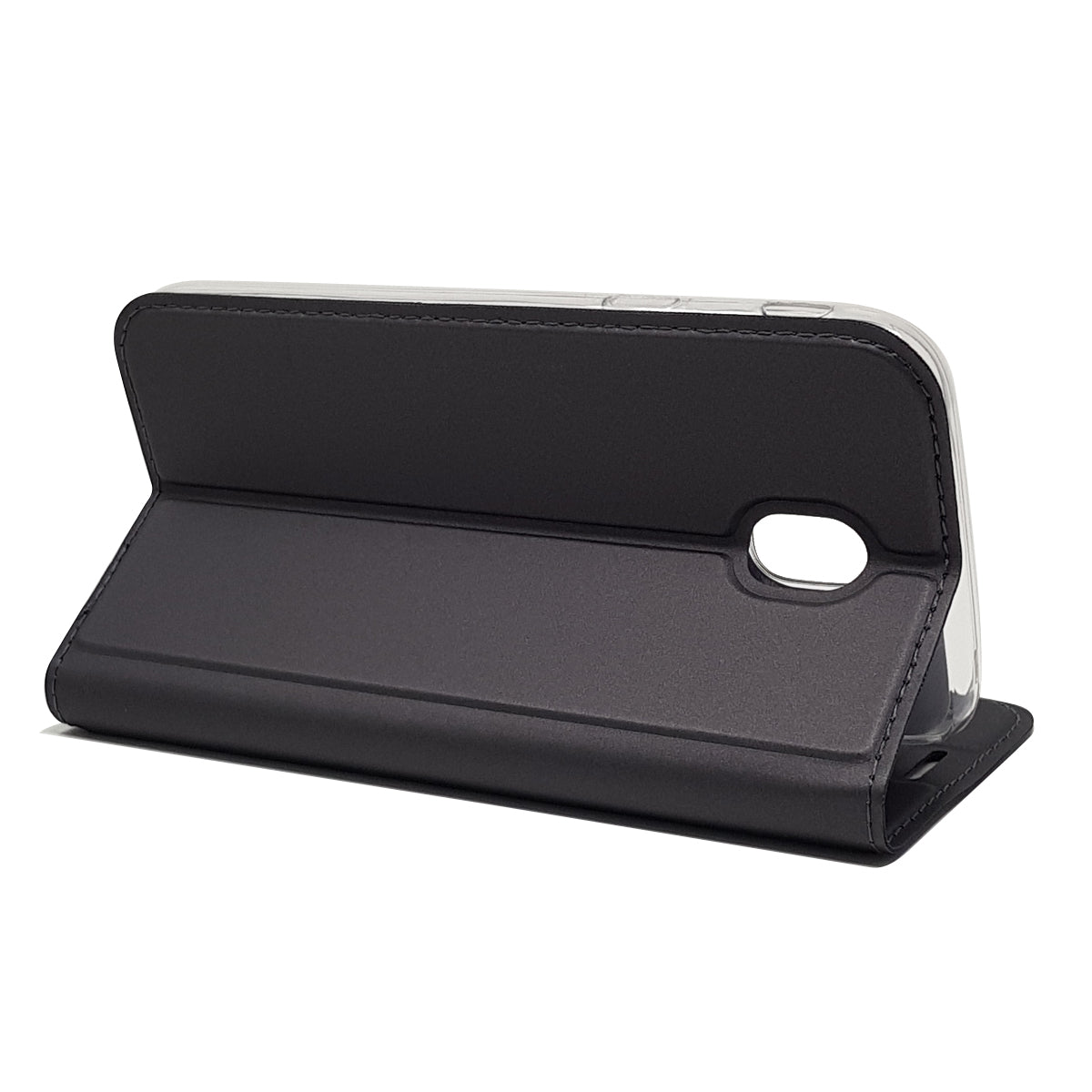 Auto-absorbed Card Holder Leather Stand Case for Samsung Galaxy J5 (2017) EU Version/J5 Pro (2017)