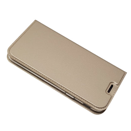 Auto-absorbed Card Holder Leather Stand Case for Samsung Galaxy J5 (2017) EU Version/J5 Pro (2017)