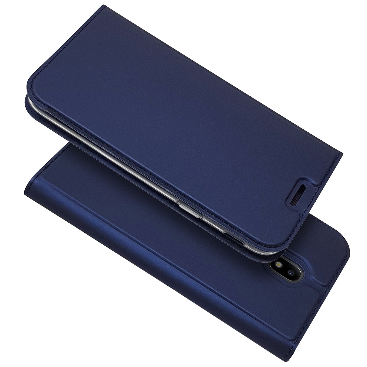 Auto-absorbed Card Holder Leather Stand Case for Samsung Galaxy J5 (2017) EU Version/J5 Pro (2017)