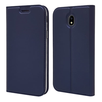 Auto-absorbed Card Holder Leather Stand Case for Samsung Galaxy J5 (2017) EU Version/J5 Pro (2017)