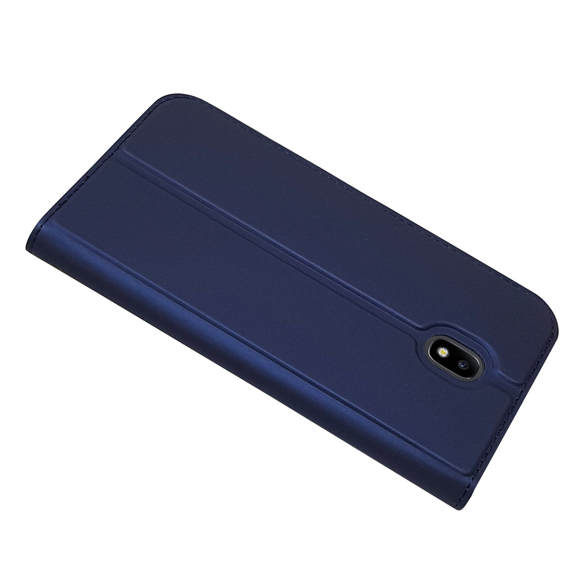 Auto-absorbed Card Holder Leather Stand Case for Samsung Galaxy J5 (2017) EU Version/J5 Pro (2017)