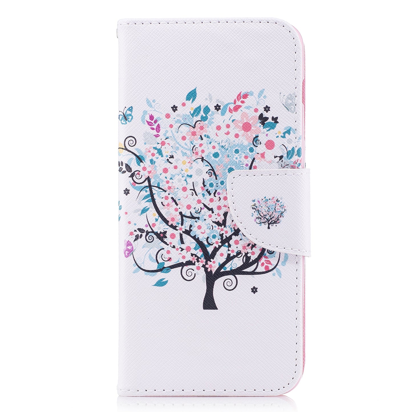 Pattern Printing Wallet Leather Phone Casing for Samsung Galaxy A8 (2018)