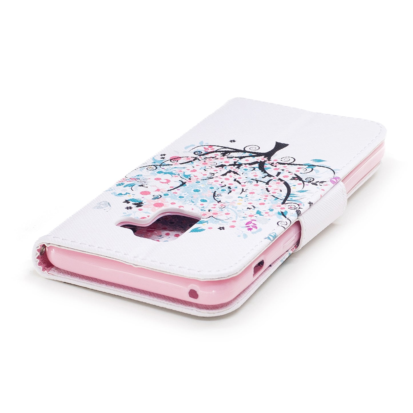 Pattern Printing Wallet Leather Phone Casing for Samsung Galaxy A8 (2018)