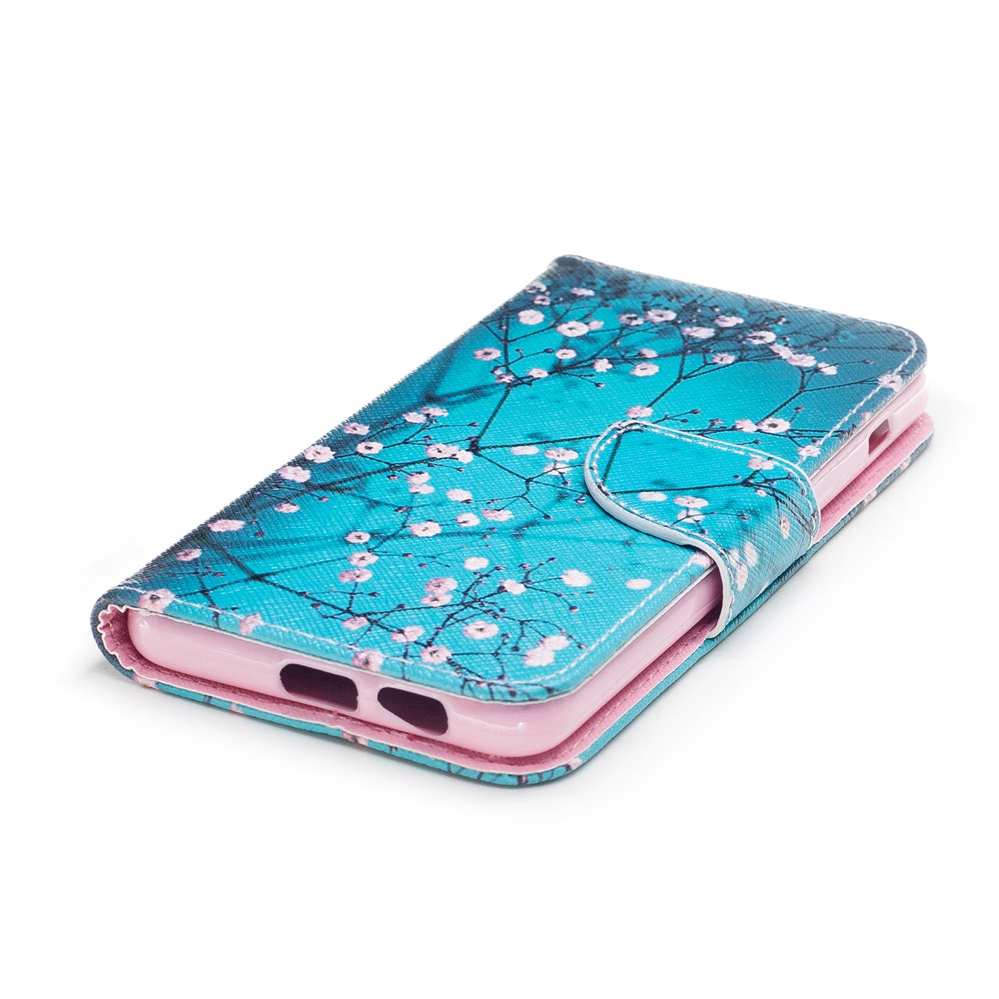 Pattern Printing Wallet Leather Phone Casing for Samsung Galaxy A8 (2018)