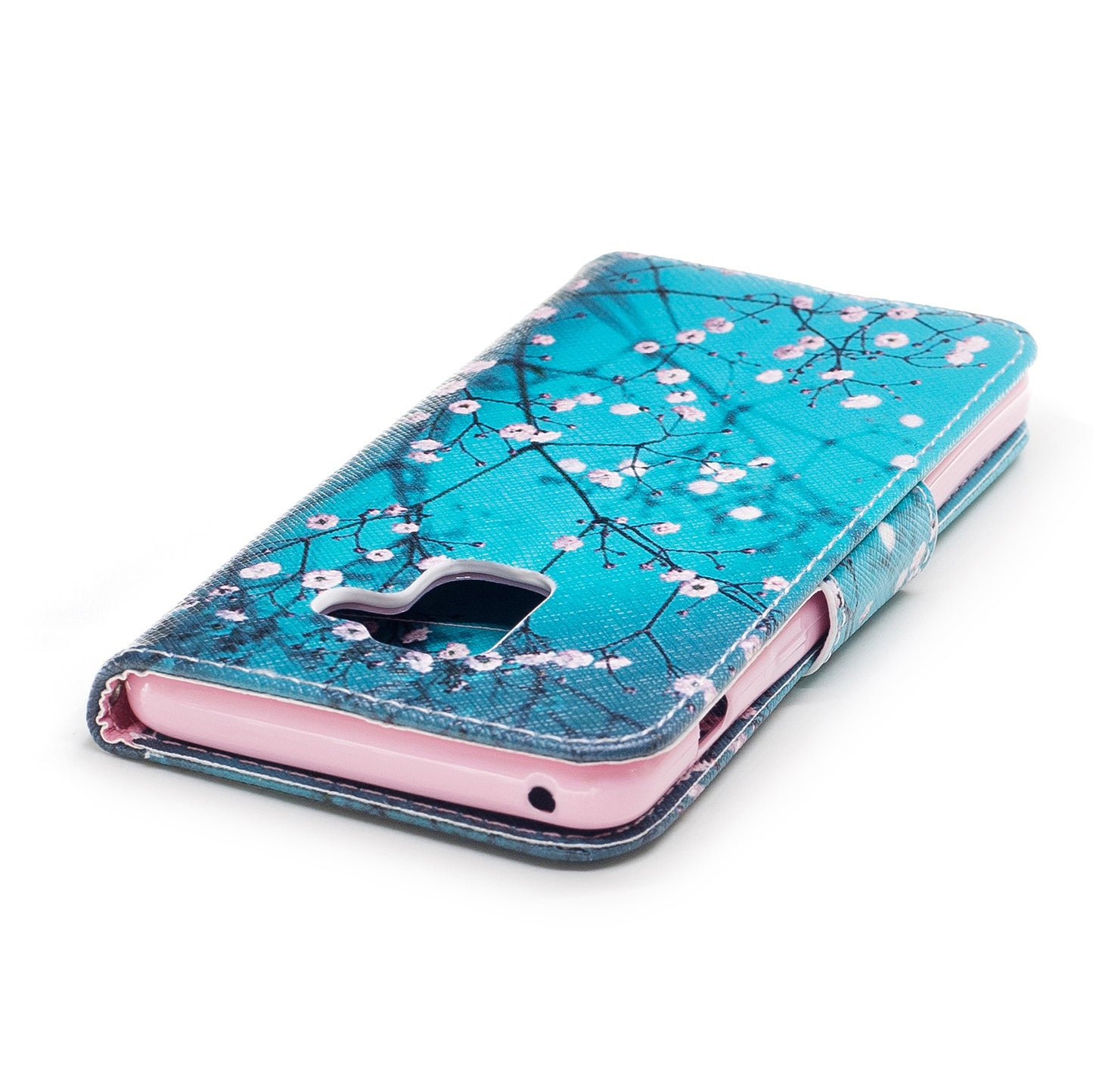 Pattern Printing Wallet Leather Phone Casing for Samsung Galaxy A8 (2018)
