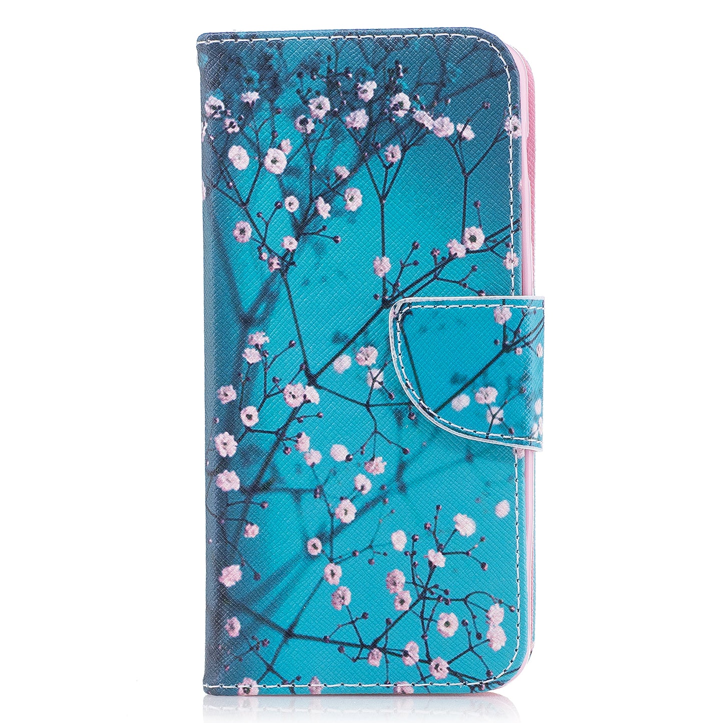 Pattern Printing Wallet Leather Phone Casing for Samsung Galaxy A8 (2018)