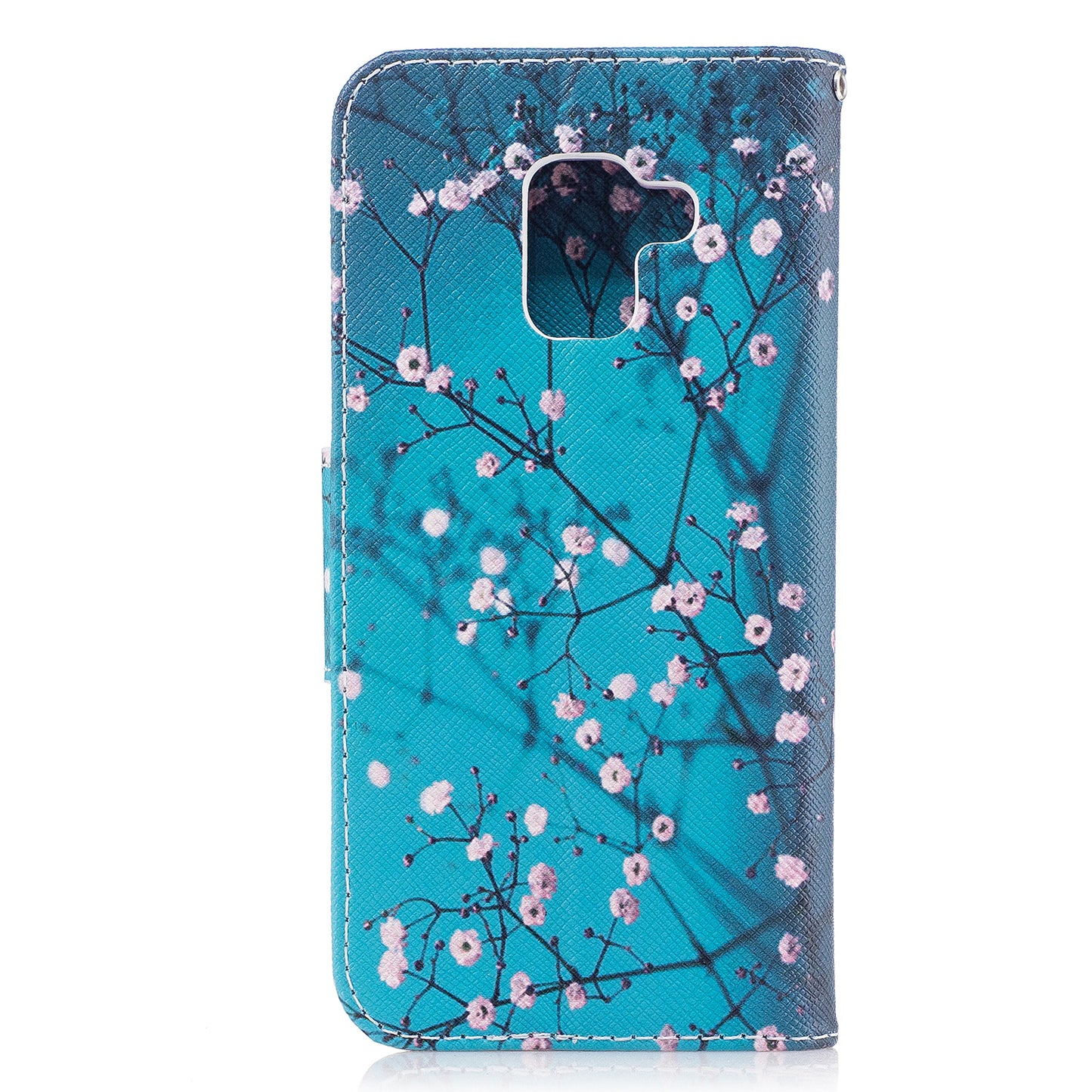 Pattern Printing Wallet Leather Phone Casing for Samsung Galaxy A8 (2018)