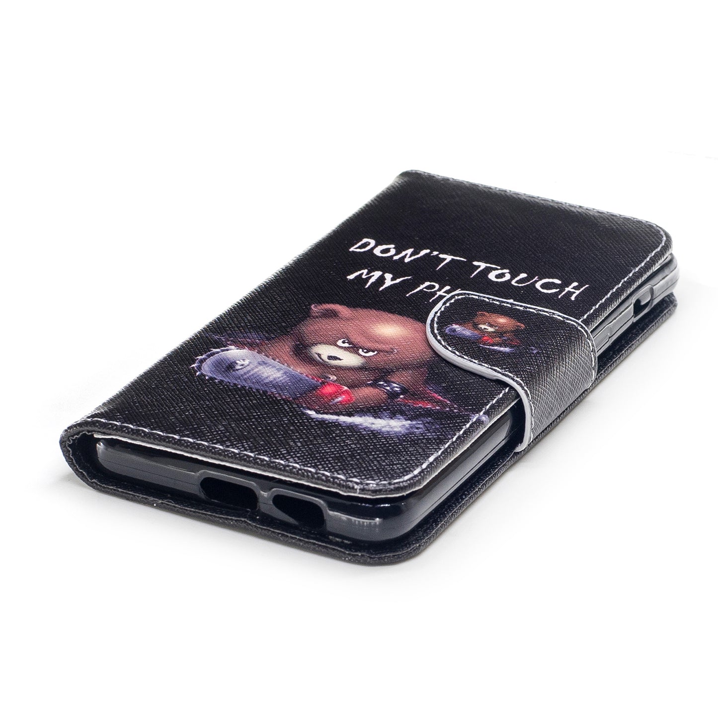 Pattern Printing Wallet Leather Phone Casing for Samsung Galaxy A8 (2018)