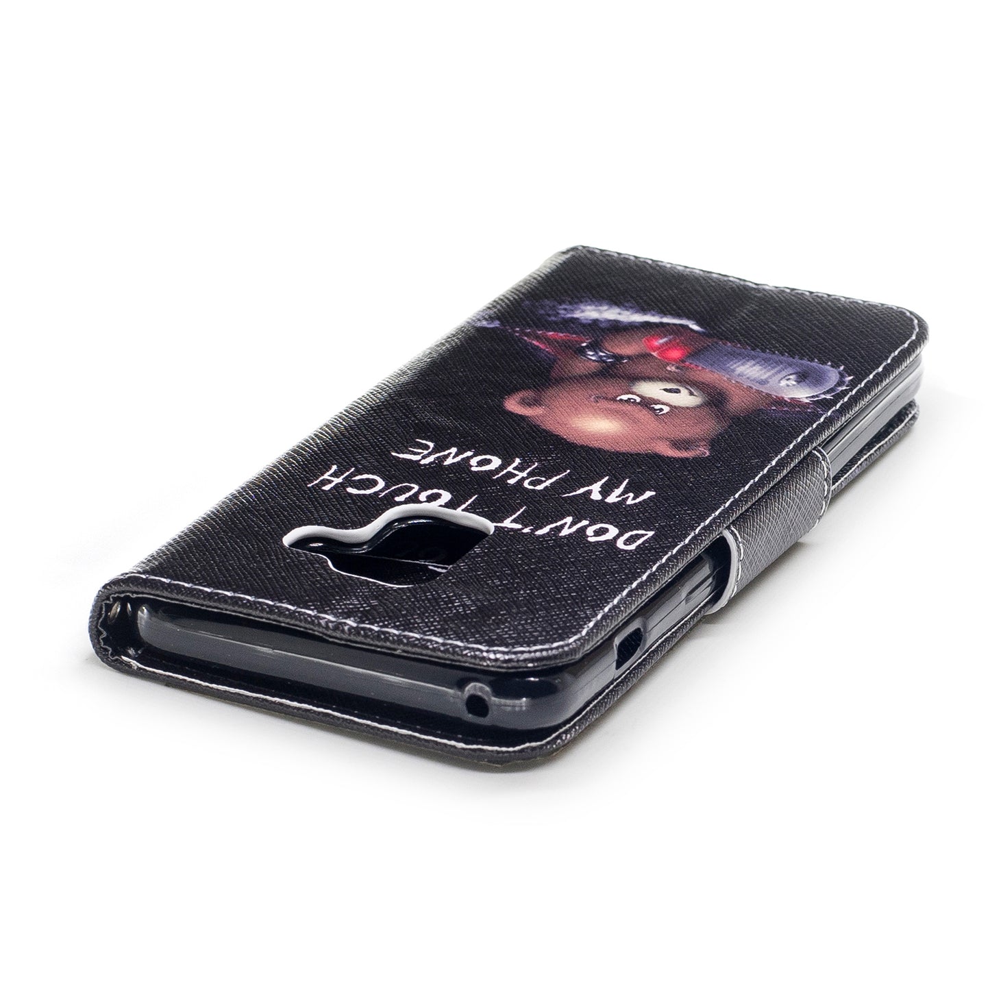 Pattern Printing Wallet Leather Phone Casing for Samsung Galaxy A8 (2018)