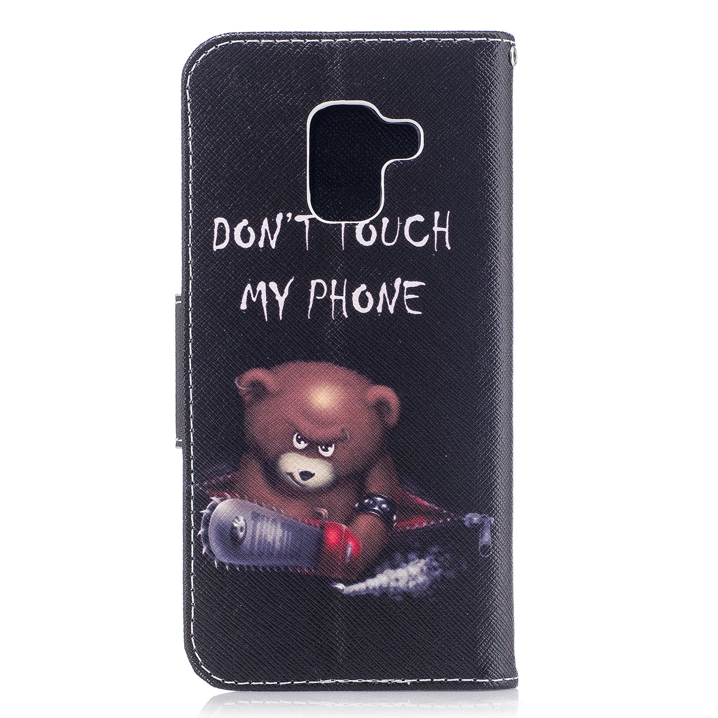 Pattern Printing Wallet Leather Phone Casing for Samsung Galaxy A8 (2018)