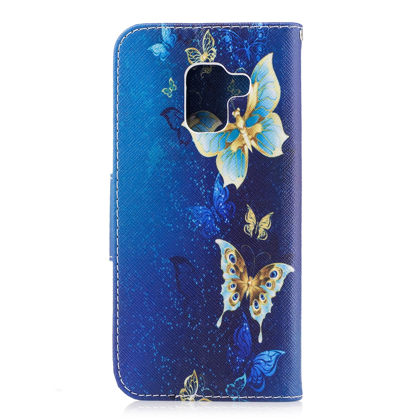 Patterned PU Leather Wallet Stand Phone Case for Samsung Galaxy A8 (2018)