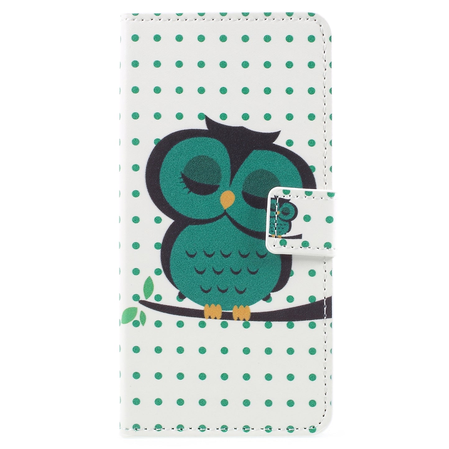 Pattern Printing PU Leather Magnetic Wallet Stand Protective Phone Shell for Samsung Galaxy A8 (2018)