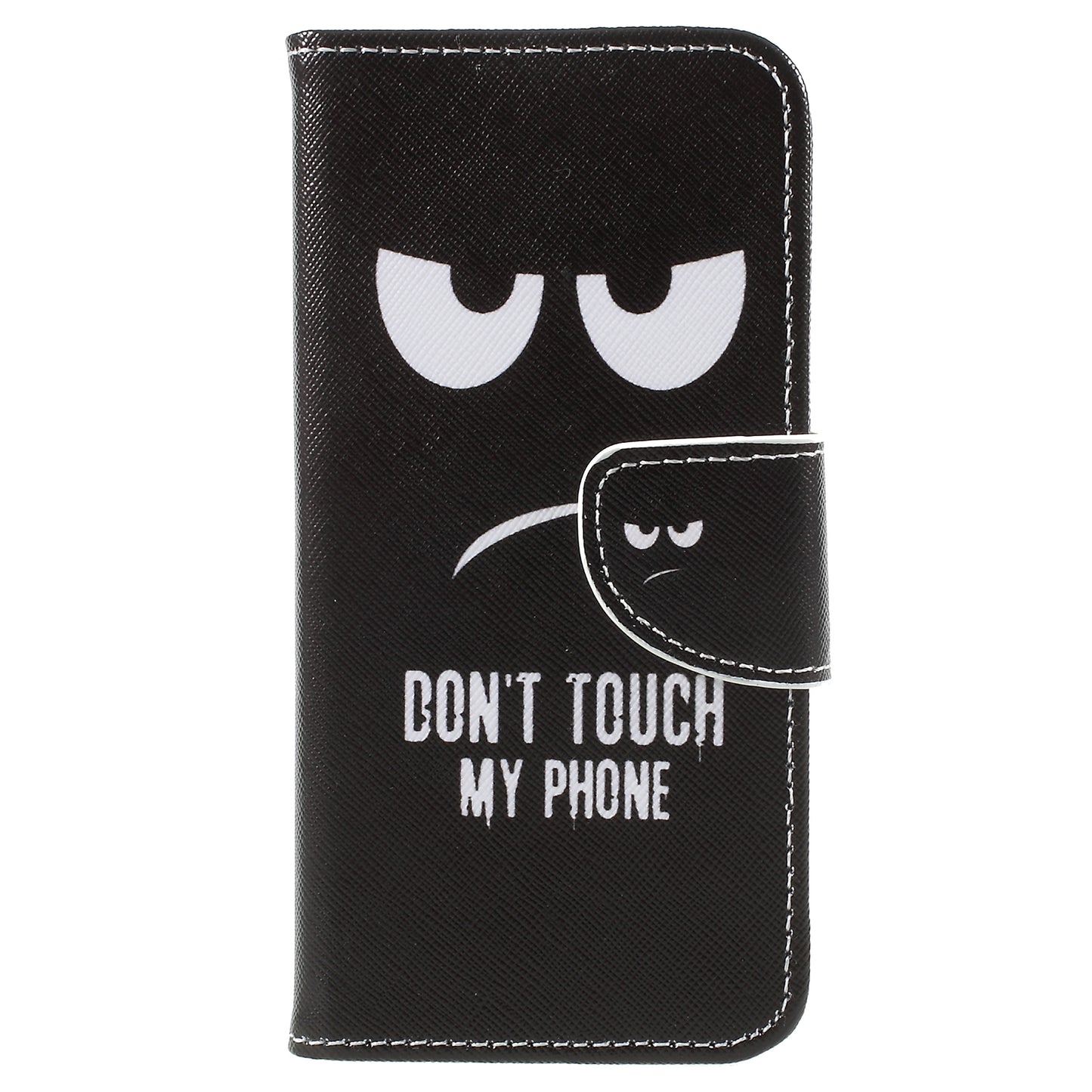 Pattern Printing Cross Texture Stand Wallet Leather Cover with Magnet for Samsung Galaxy A8 (2018)