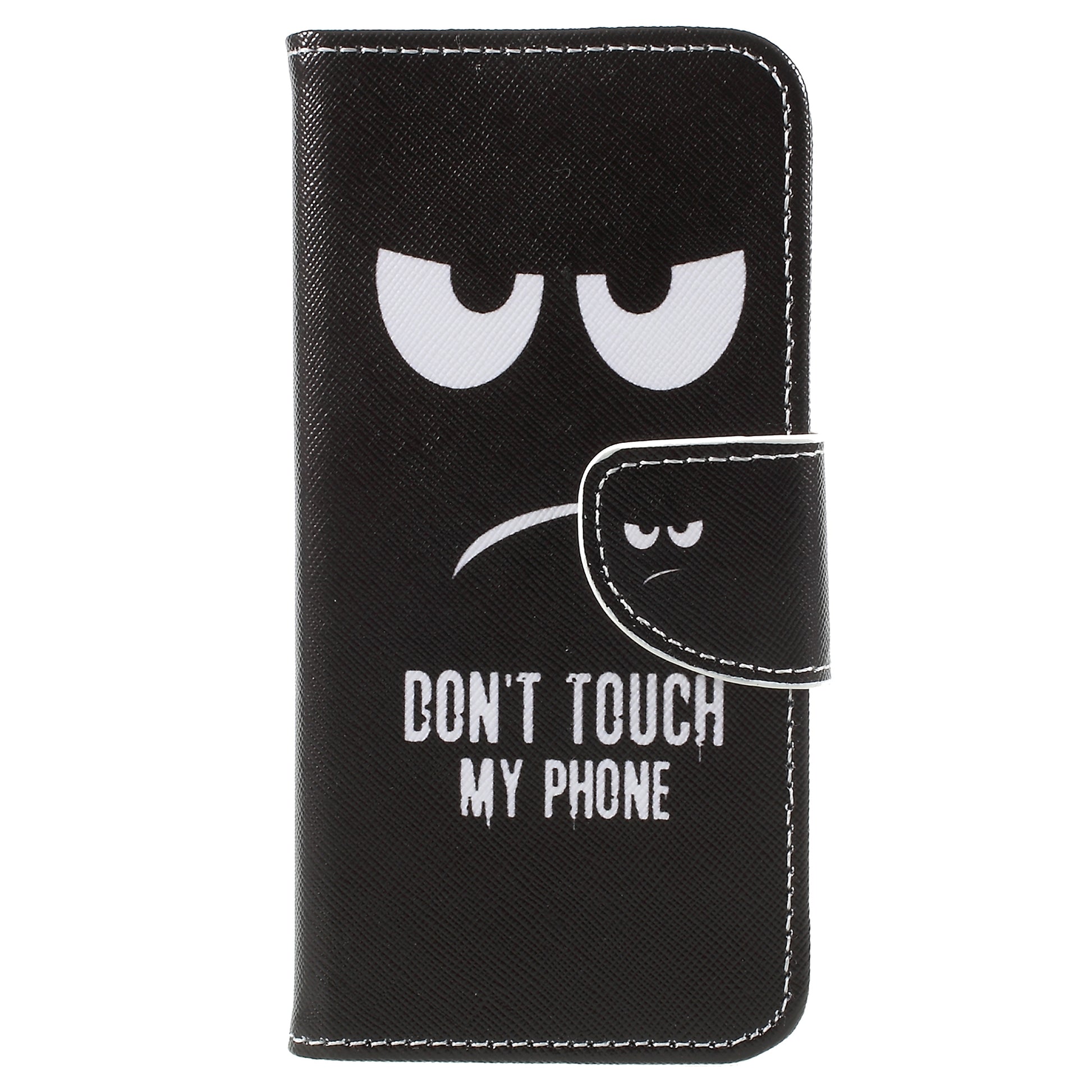 Pattern Printing Cross Texture Stand Wallet Leather Cover with Magnet for Samsung Galaxy A8 (2018)
