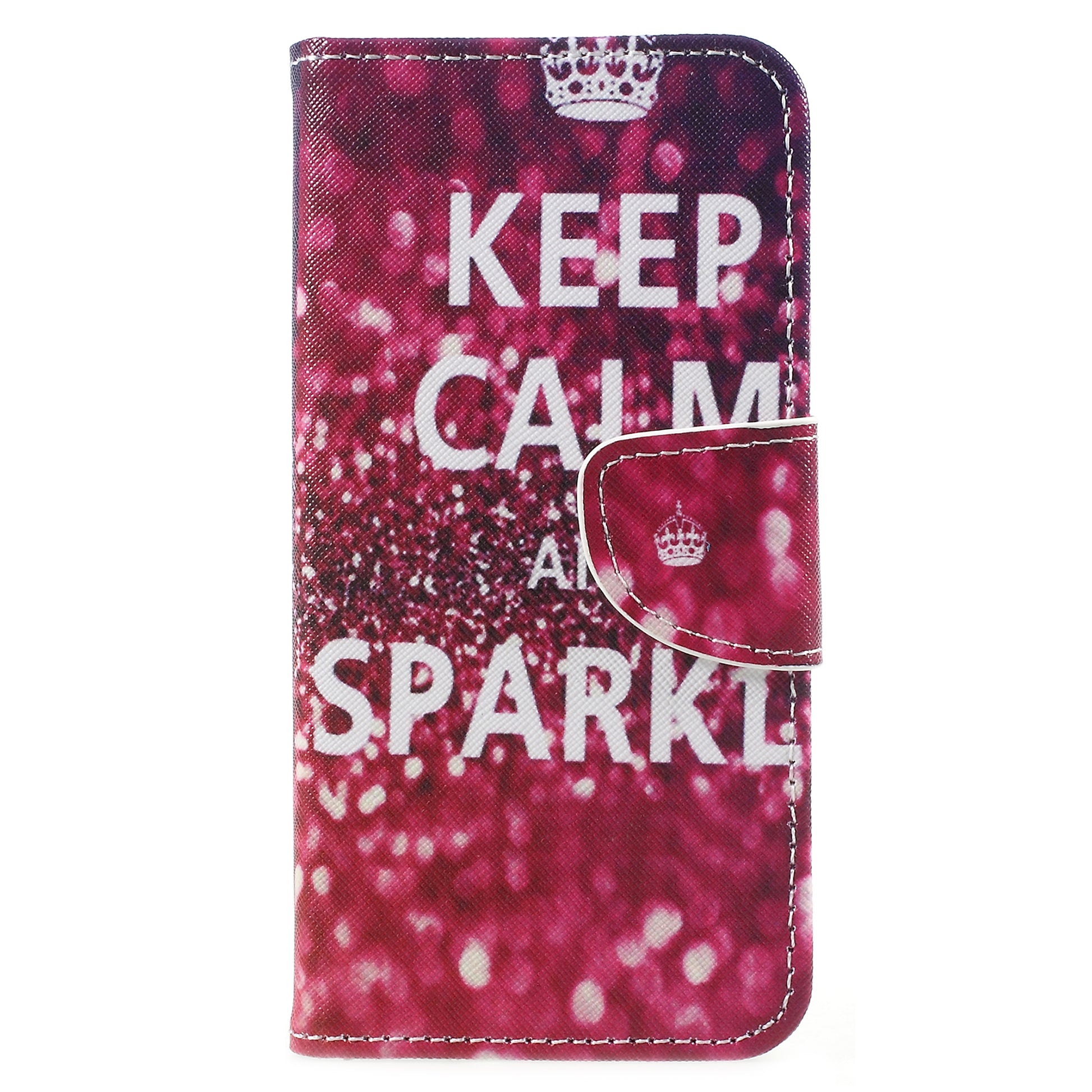 Pattern Printing Cross Texture Stand Wallet Leather Cover with Magnet for Samsung Galaxy A8 (2018)
